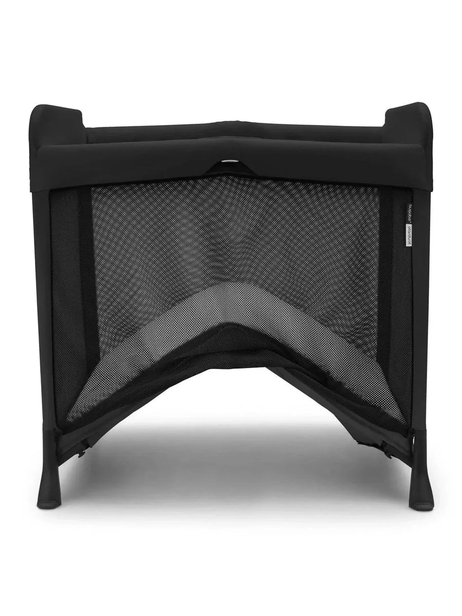 Bugaboo Stardust Travel Cot – Black | Pop-Up Folding Cot with Bassinet & Mattress