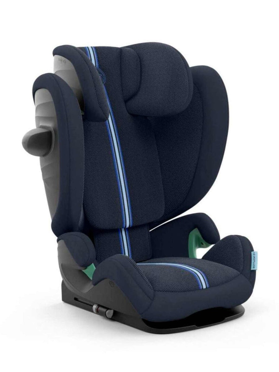 CYBEX Gold Solution G i-Fix Plus Child Car Seat, ISOFIX, i-Size, Ocean Blue-Navy Blue