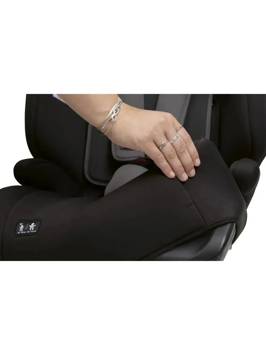 Chicco Gro-Up i-Size Car Seat (76–150cm) – Lightweight Belt-Fit Seat (15m–12y) Pure Black