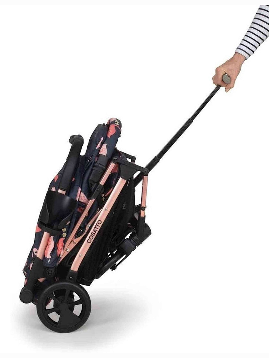 Cosatto Woosh 3 Pushchair – Compact & Lightweight - Pretty Flamingo
