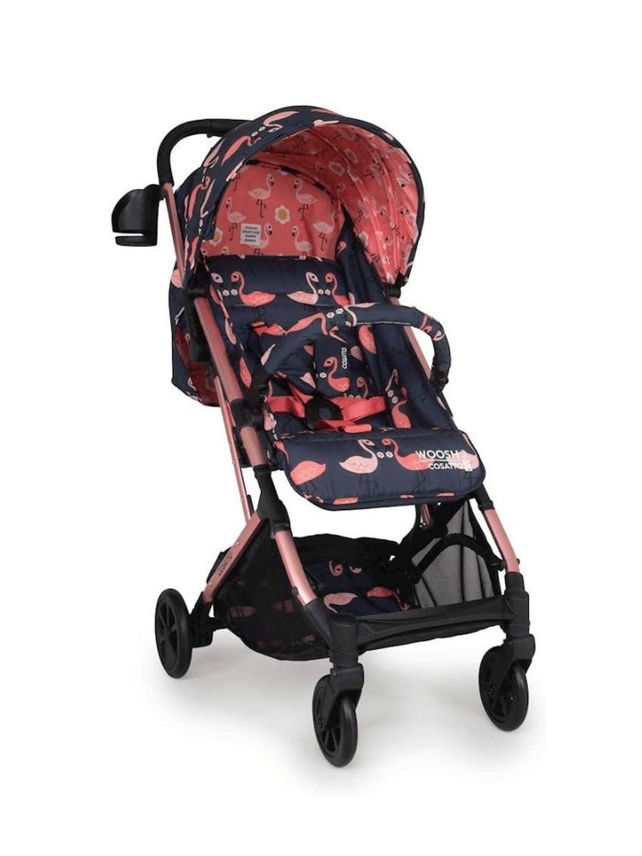 Cosatto Woosh 3 Pushchair – Compact & Lightweight - Pretty Flamingo