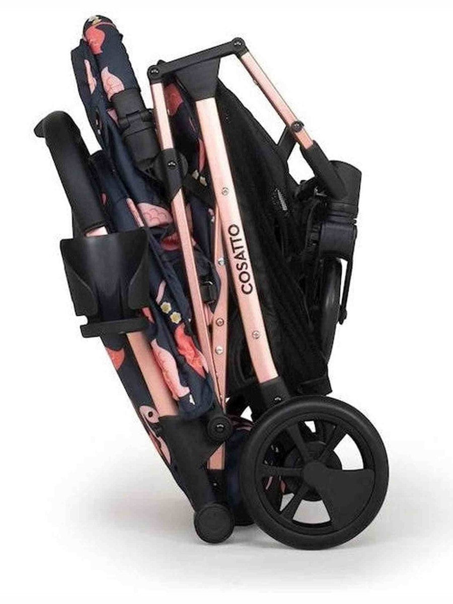 Cosatto Woosh 3 Pushchair – Compact & Lightweight - Pretty Flamingo