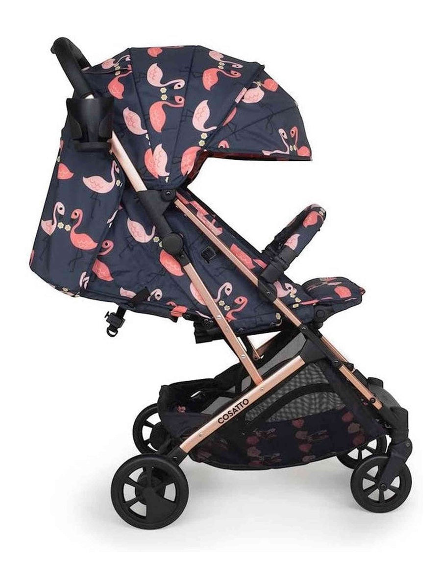 Cosatto Woosh 3 Pushchair – Compact & Lightweight - Pretty Flamingo