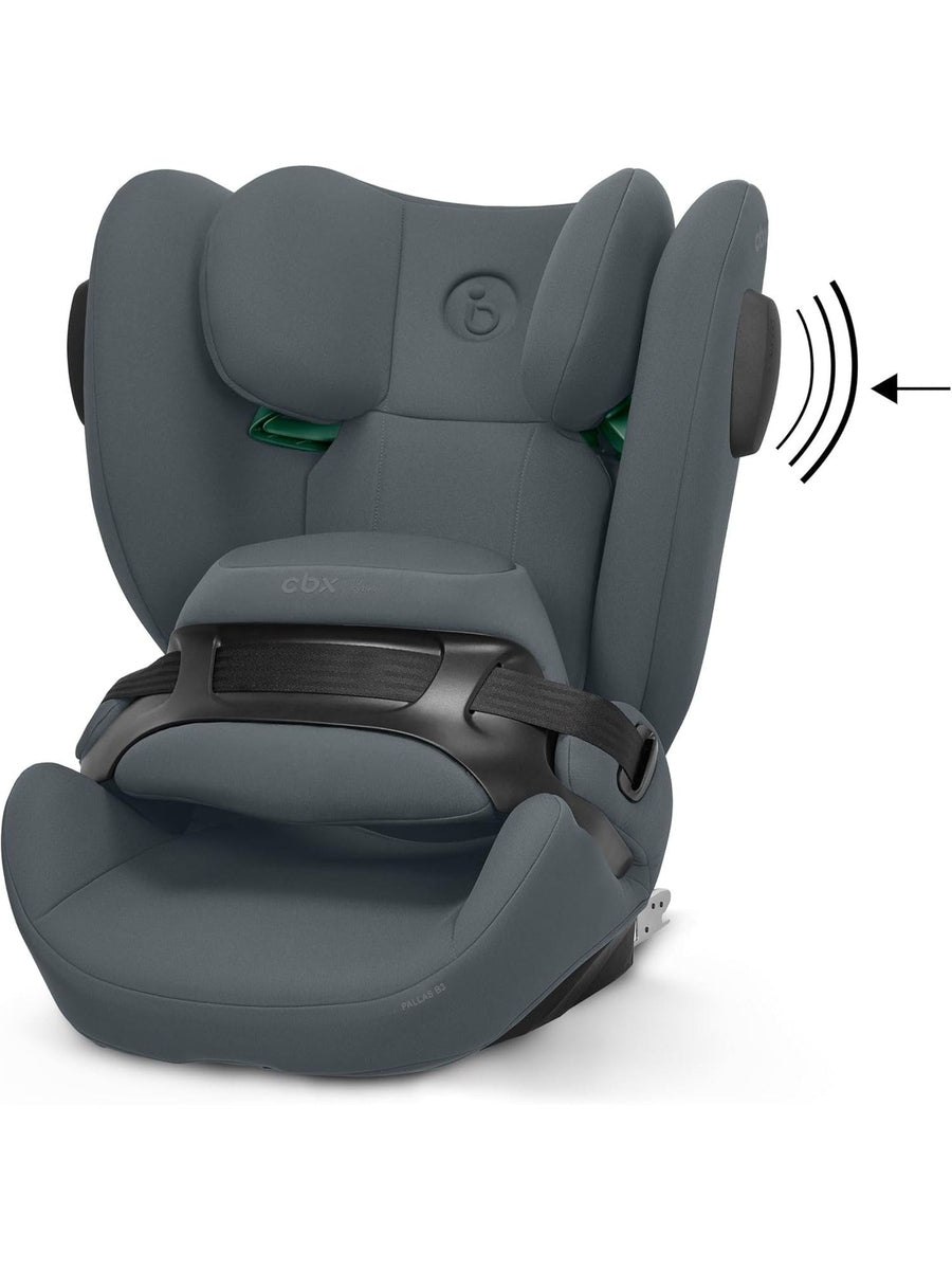 Cybex Pallas B3 i-Size Car Seat (76–150cm, 15m–12y) Grey