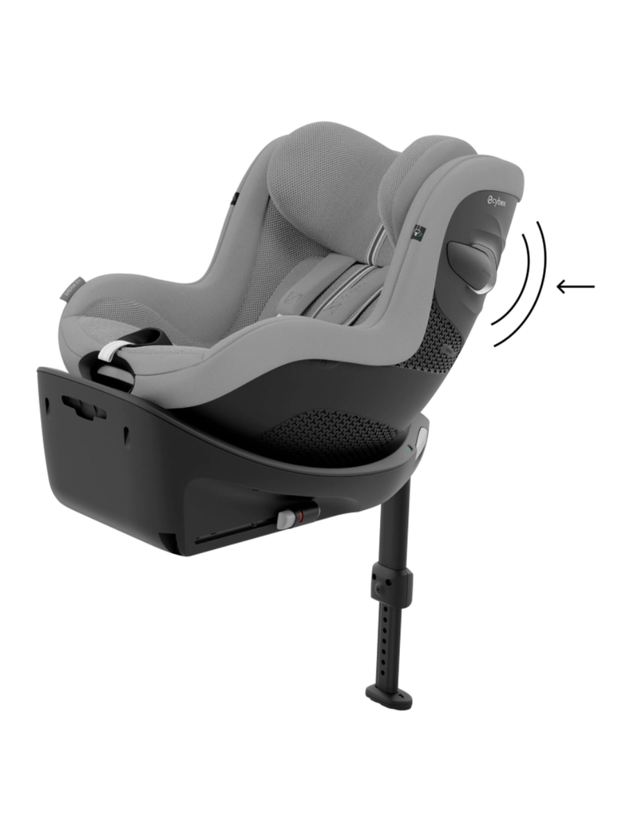 Cybex Sirona G i-Size Plus 360 Rotating Toddler Car Seat, Stone Grey
