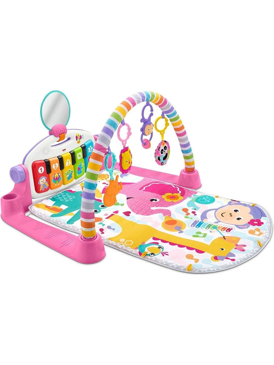Fisher-Price Deluxe Kick & Play Piano Gym | Smart Stages Baby Play Mat with Lights, Music & 5 Toys