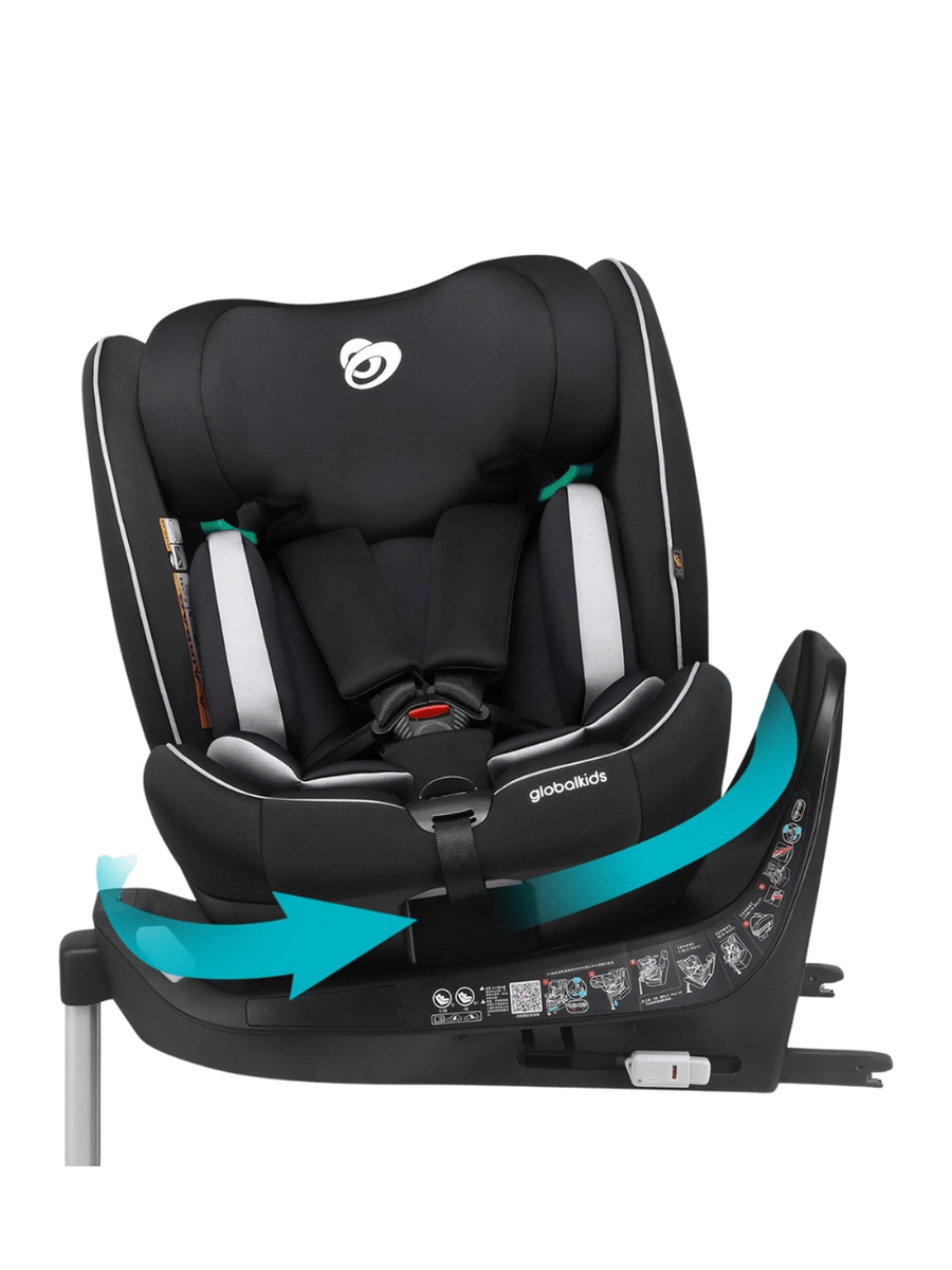 Globalkids i-Size 360 Swivel Car Seat – ISOFIX (40–150cm, Birth–12y)