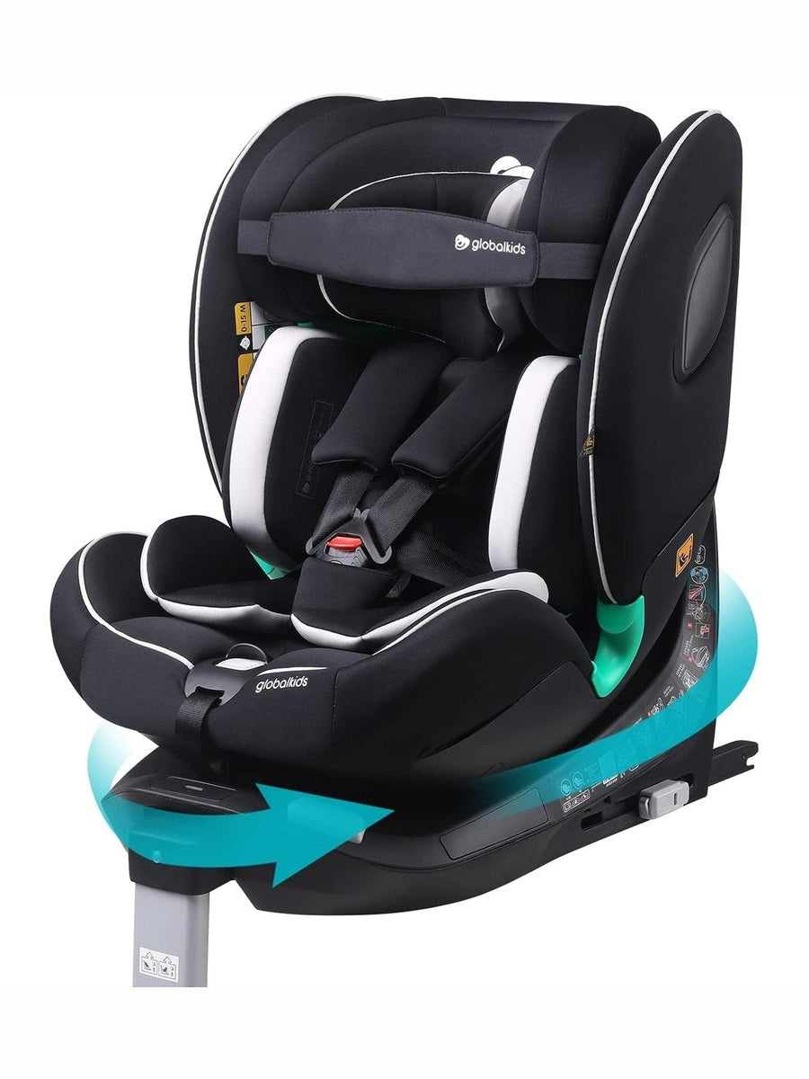 Globalkids i-Size 360 Swivel Car Seat – ISOFIX (40–150cm, Birth–12y)