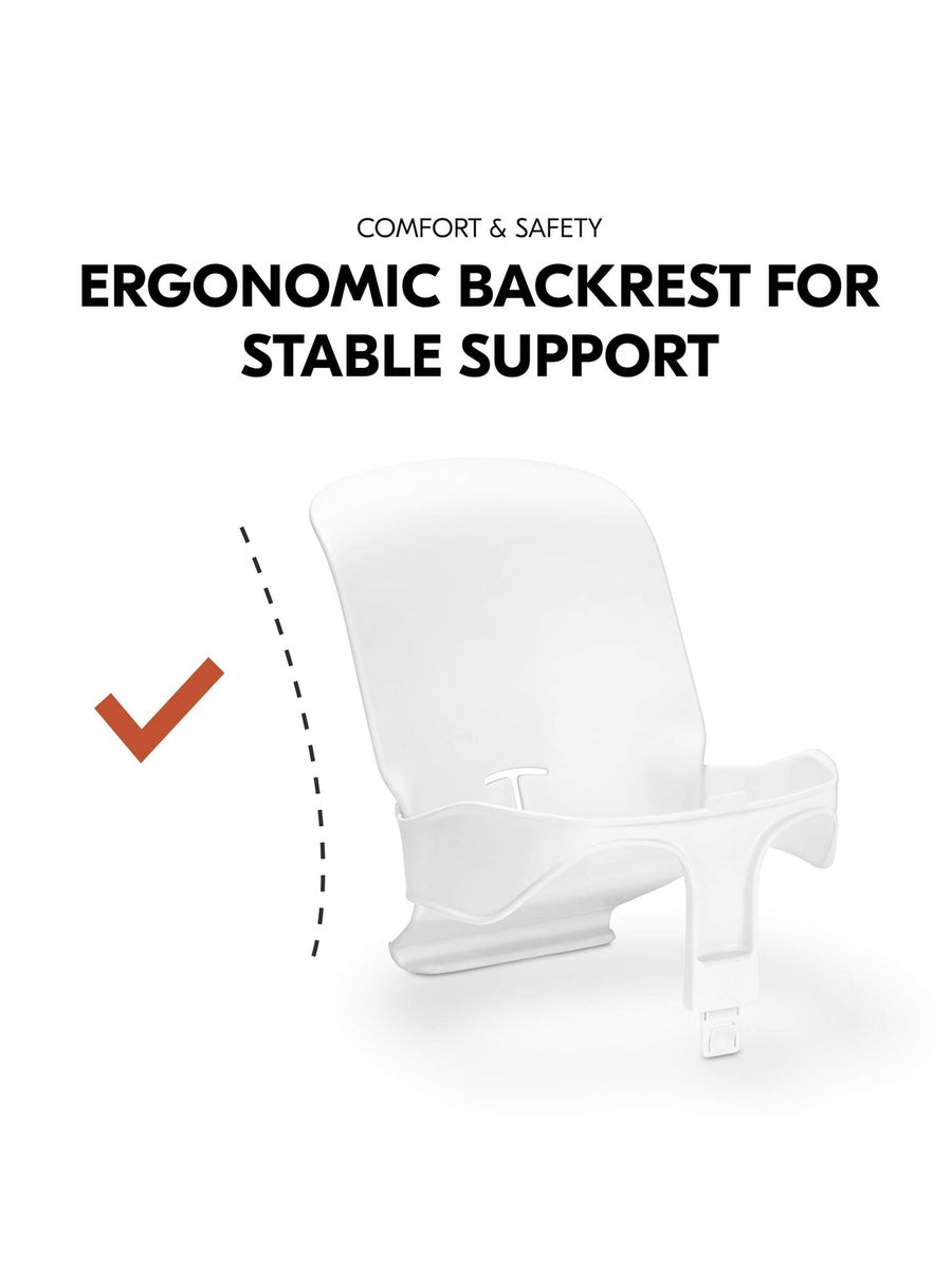 Hauck Alpha+ Economy High Chair Bundle - Wooden High Chair - Beech Natural