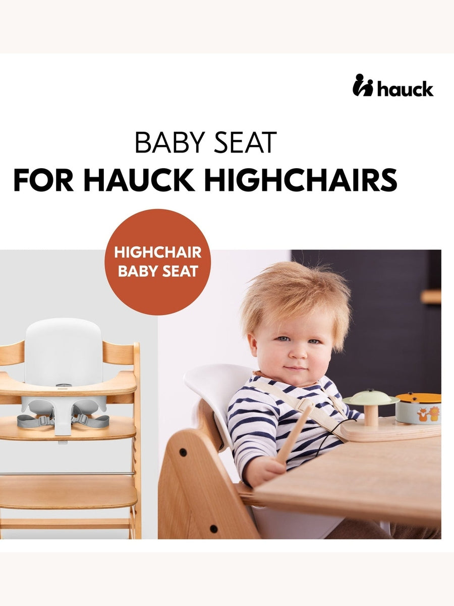 Hauck Alpha+ Economy High Chair Bundle - Wooden High Chair - Beech Natural