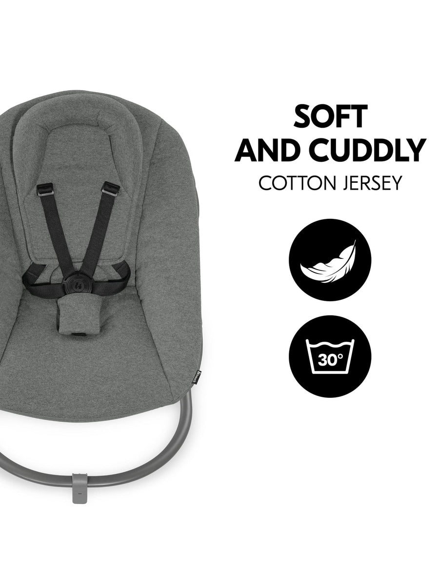 Hauck Alpha+ Premium Bundle Grey High Chair - Beech Grey