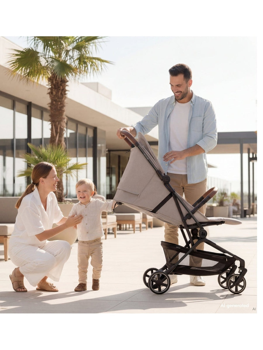 Hauck Lite N Care Carbon Travel Stroller