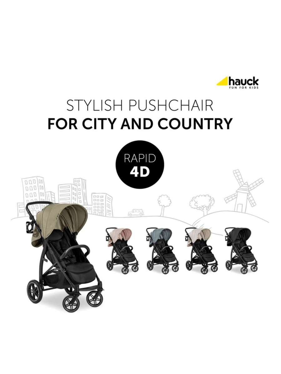 Hauck Rapid 4D Pushchair - Beige