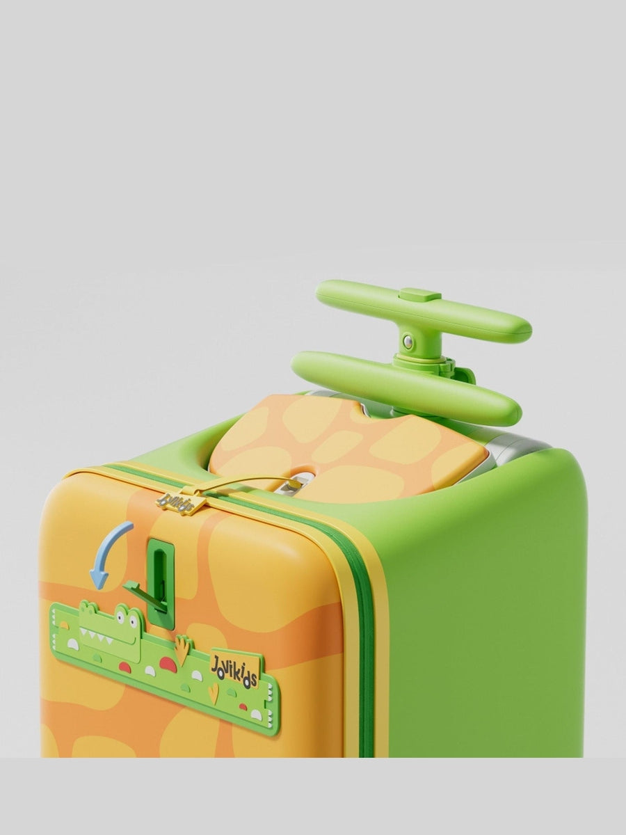 JoviKids 3-in-1 Ride On Luggage – JoyRide Kids Suitcase & Stroller - Green