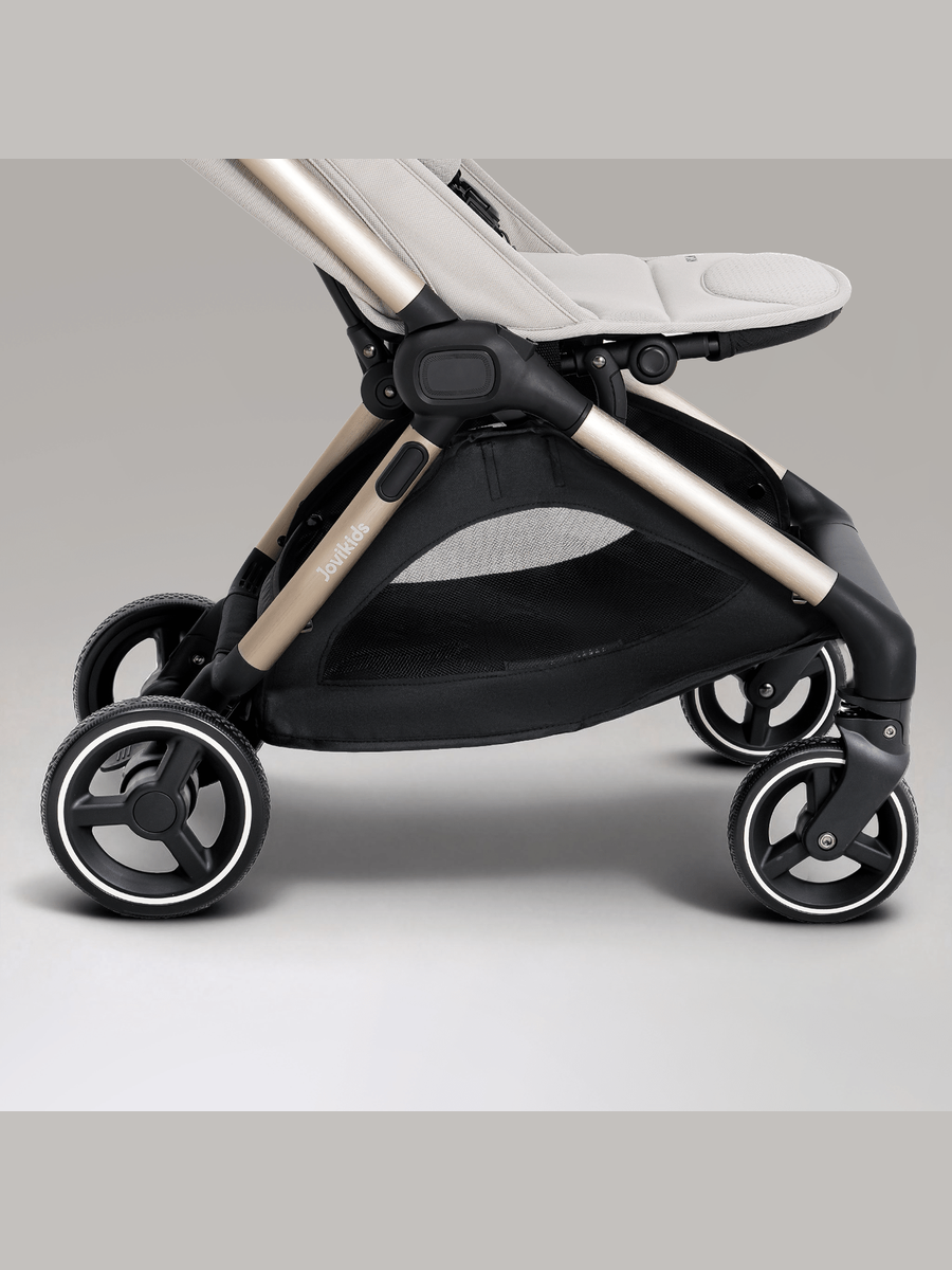 JoviKids Ayla Pushchair Lightweight, Compact & Travel-Friendly - Beige