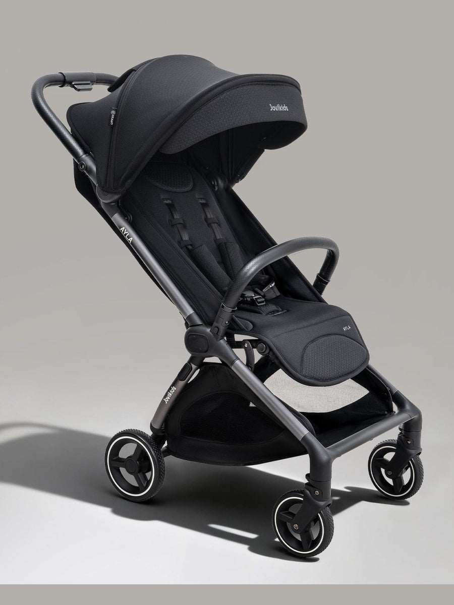 JoviKids Ayla Pushchair Lightweight, Compact & Travel-Friendly - Black