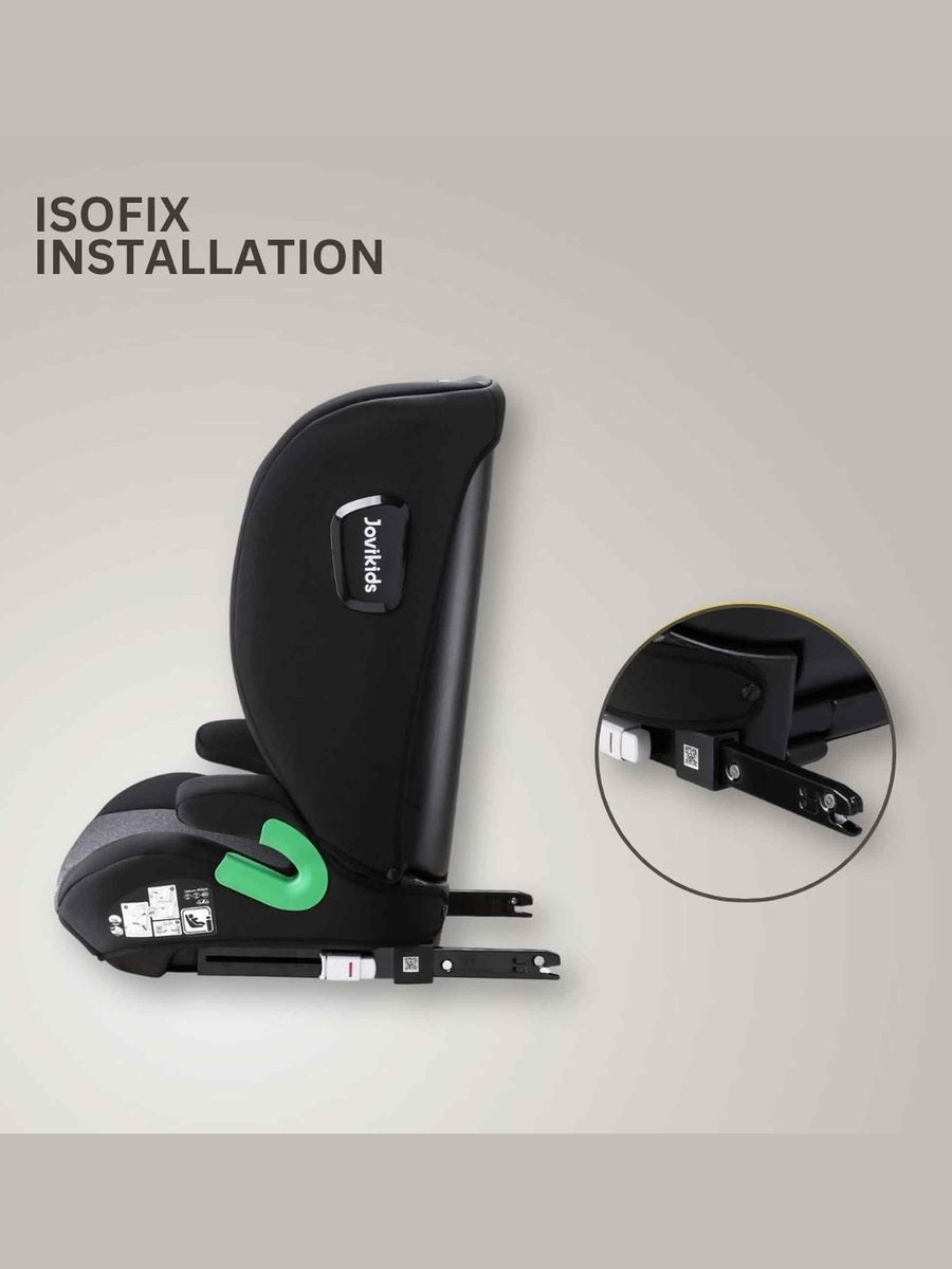 JoviKids Leon ISOFIX Booster Car Seat R129 i-Size Group 2/3 (15 Months to 12 Years) Twilight