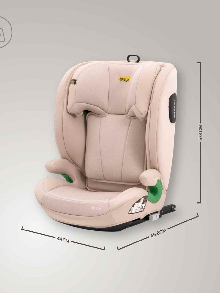 JoviKids Leon ISOFIX Booster Car Seat R129 i-Size Group 2/3 (15 Months to 12 Years) Rosewood