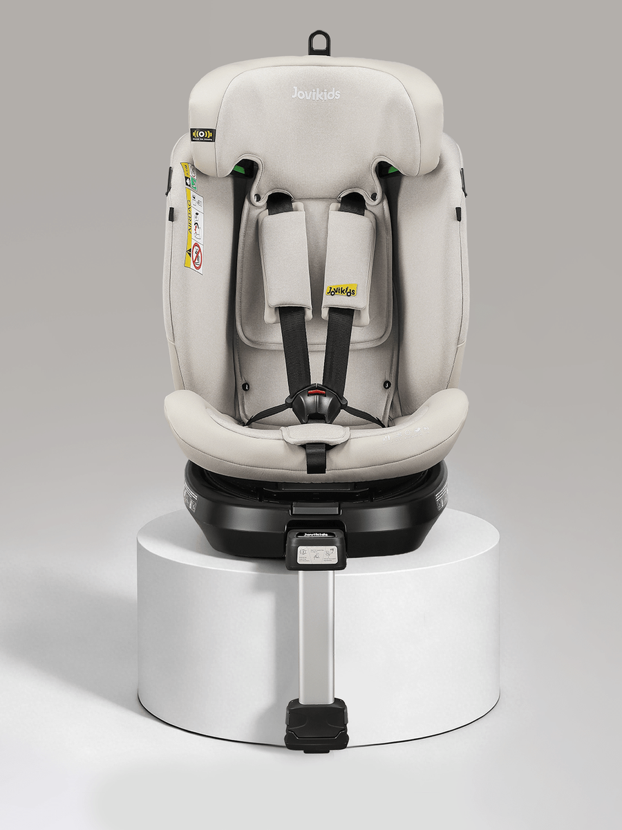 JoviKids Ranger 2 i-Size Car Seat with Leg Extension Cushion - Milkstone