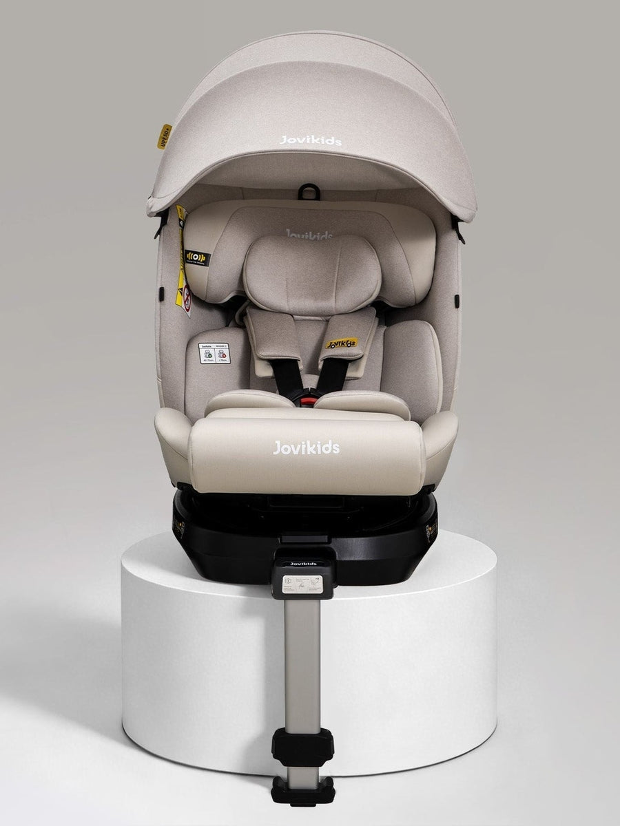 JoviKids Ranger 2 i-Size Car Seat with Leg Extension Cushion - Milkstone