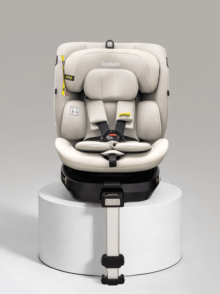 JoviKids Ranger 2 i-Size Car Seat with Leg Extension Cushion - Milkstone