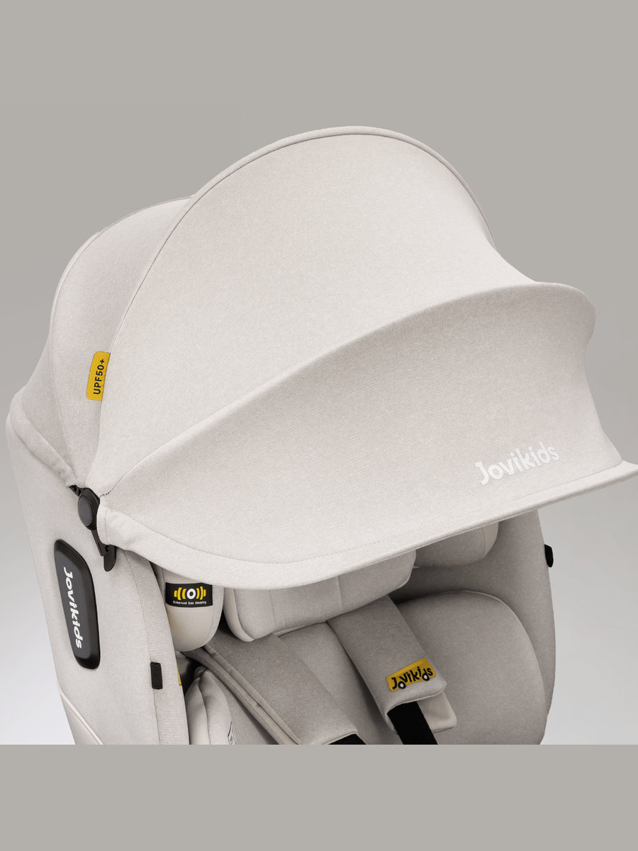 JoviKids Ranger 2 i-Size Car Seat with Leg Extension Cushion - Milkstone