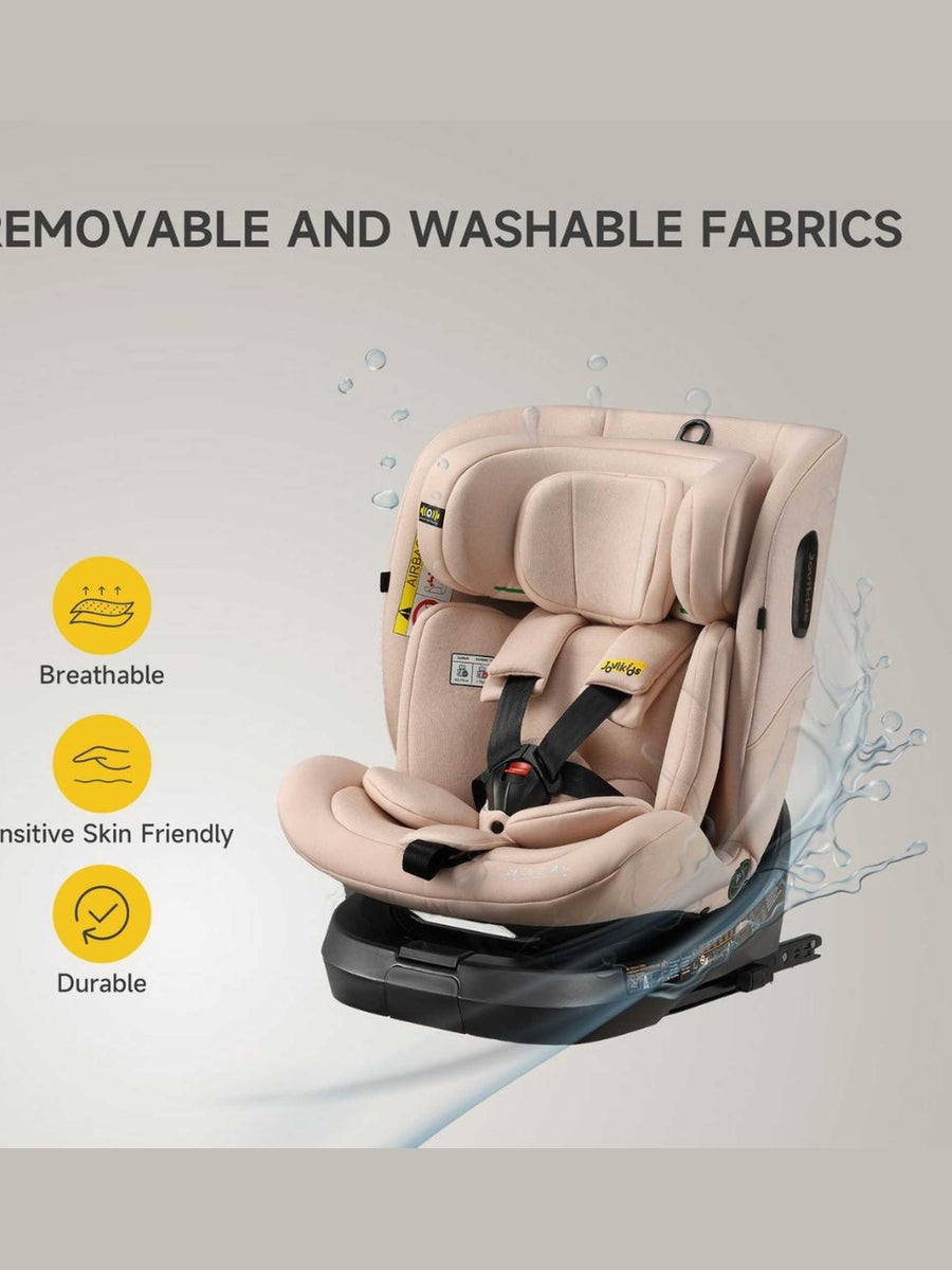 JoviKids Ranger TT 360 Spin ISOFIX Car Seat R129 i-Size (Birth to 12 Years) Rosewood