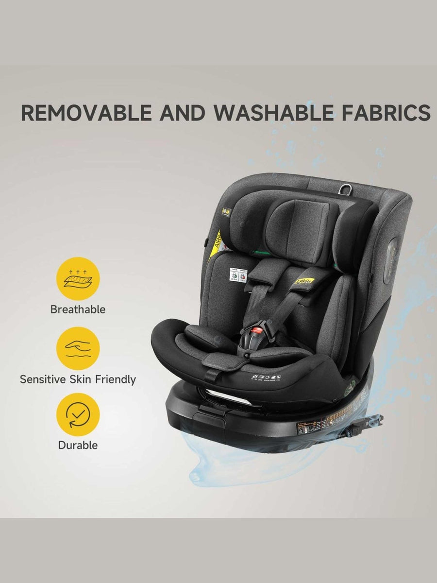 JoviKids Ranger TT Spin 360 Car Seat with ISOFIX - R129 i-Size (Birth to 12 Years) in Twilight