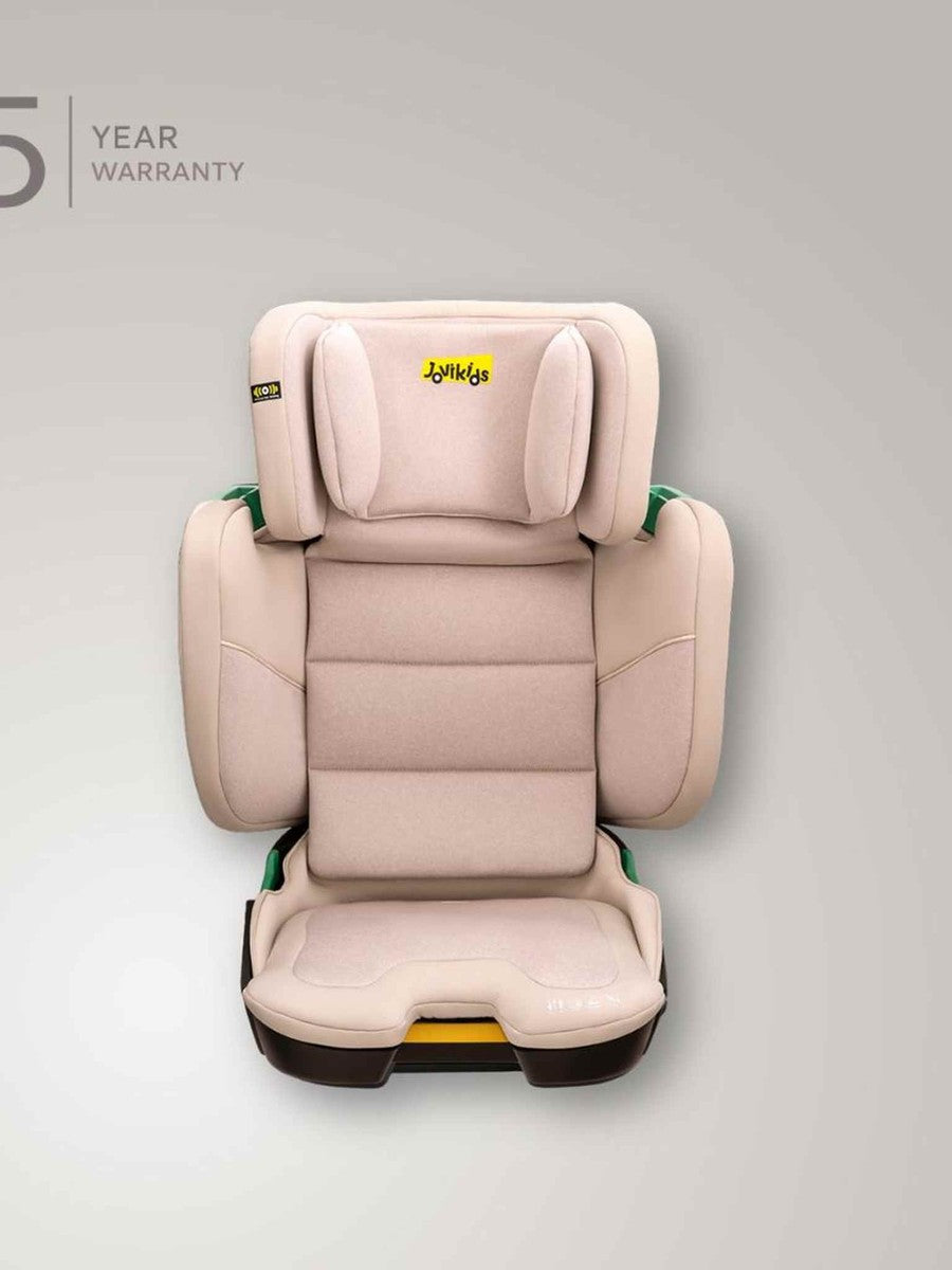 JoviKids Rober+ Folding i-Size Booster Car Seat (3–12 Years) Rosewood