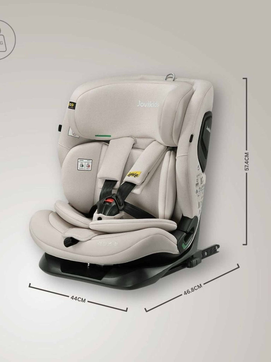 Jovikids CICI TT i-Size Child Seat 76–150cm - Milkstone