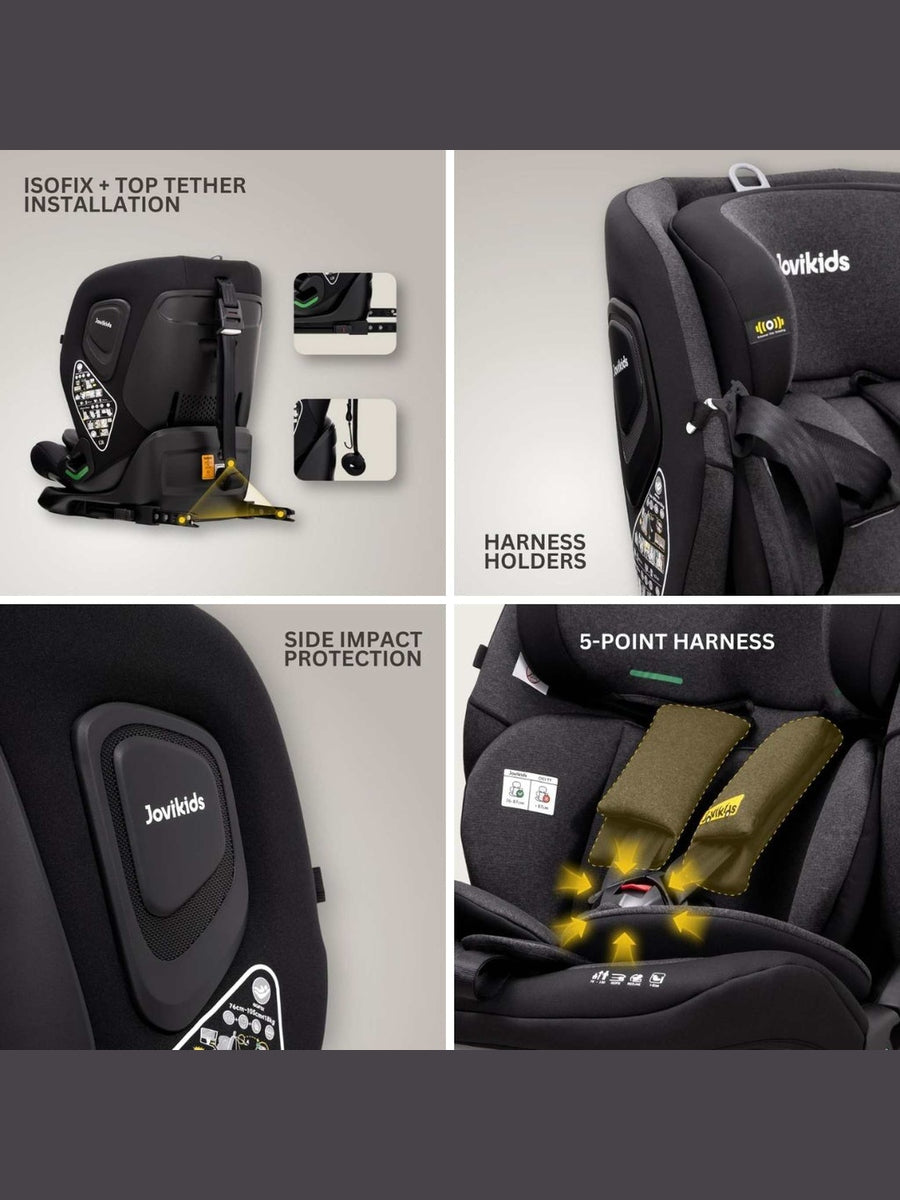 Jovikids CICI TT i-Size Child Seat 76–150cm - Twilight