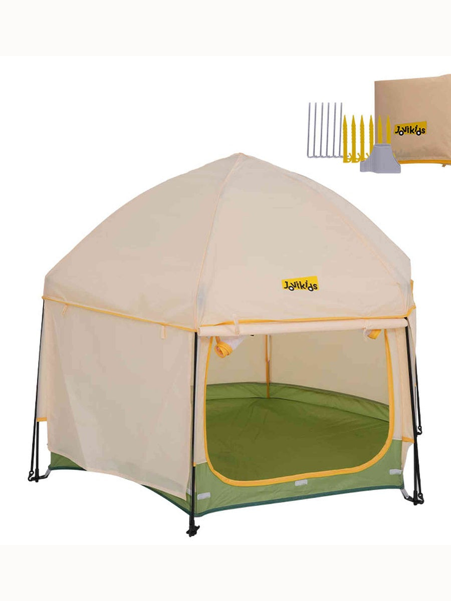 Jovikids Portable Play Tent – Pop-Up Kids Teepee (Indoor & Outdoor) - Green