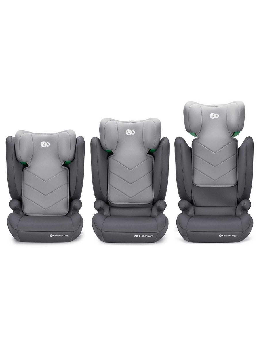 Kinderkraft I-Spark Group 2/3 R129 i-Size Car Seat - Grey