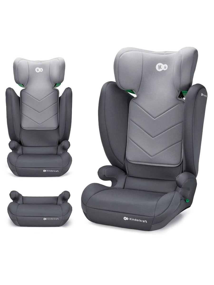 Kinderkraft I-Spark Group 2/3 R129 i-Size Car Seat - Grey