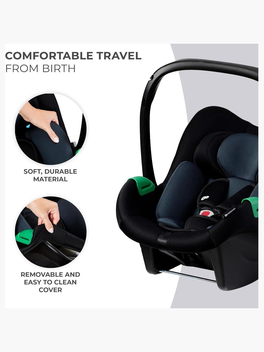 Kinderkraft Mink PRO i-Size Car Seat with ISOFIX Base – Black (40–75 cm)