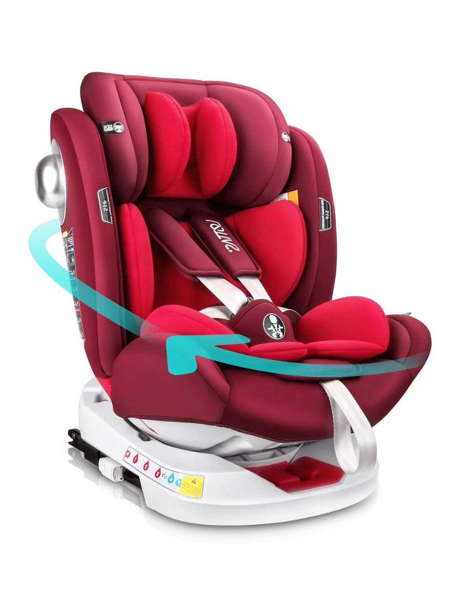 LETTAS 360° Rotation Baby Car Seat with Isofix, Group 0+/1/2/3 (Birth to 12 Years)