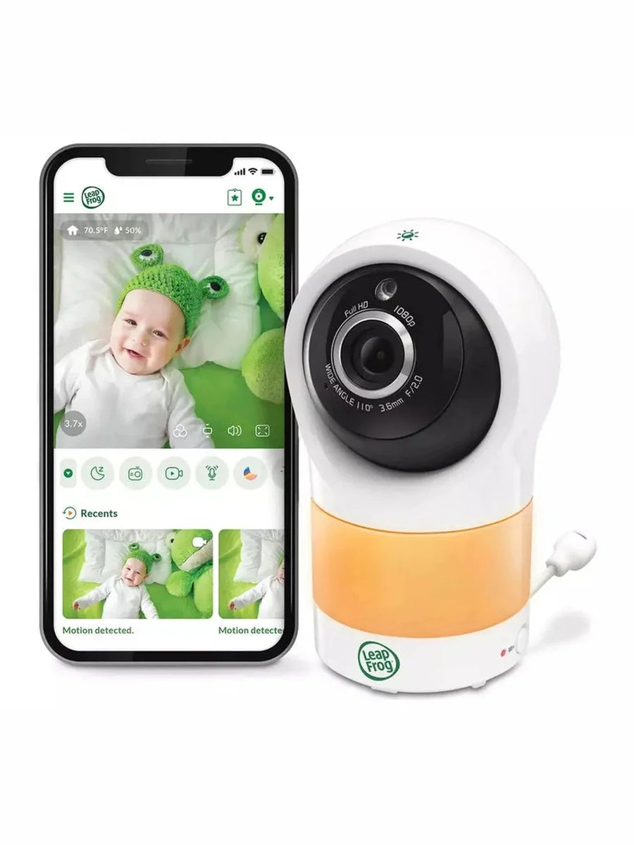 LeapFrog Baby Monitor with Motorized Pan and Tilt Camera – White (LF1911HD)