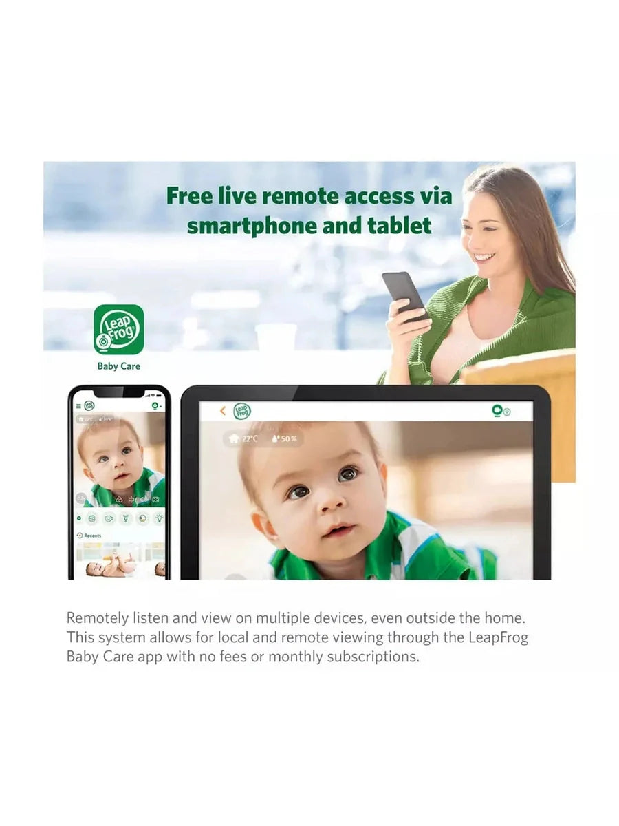 LeapFrog LF815HD 5-Inch Portable Smart Baby Monitor