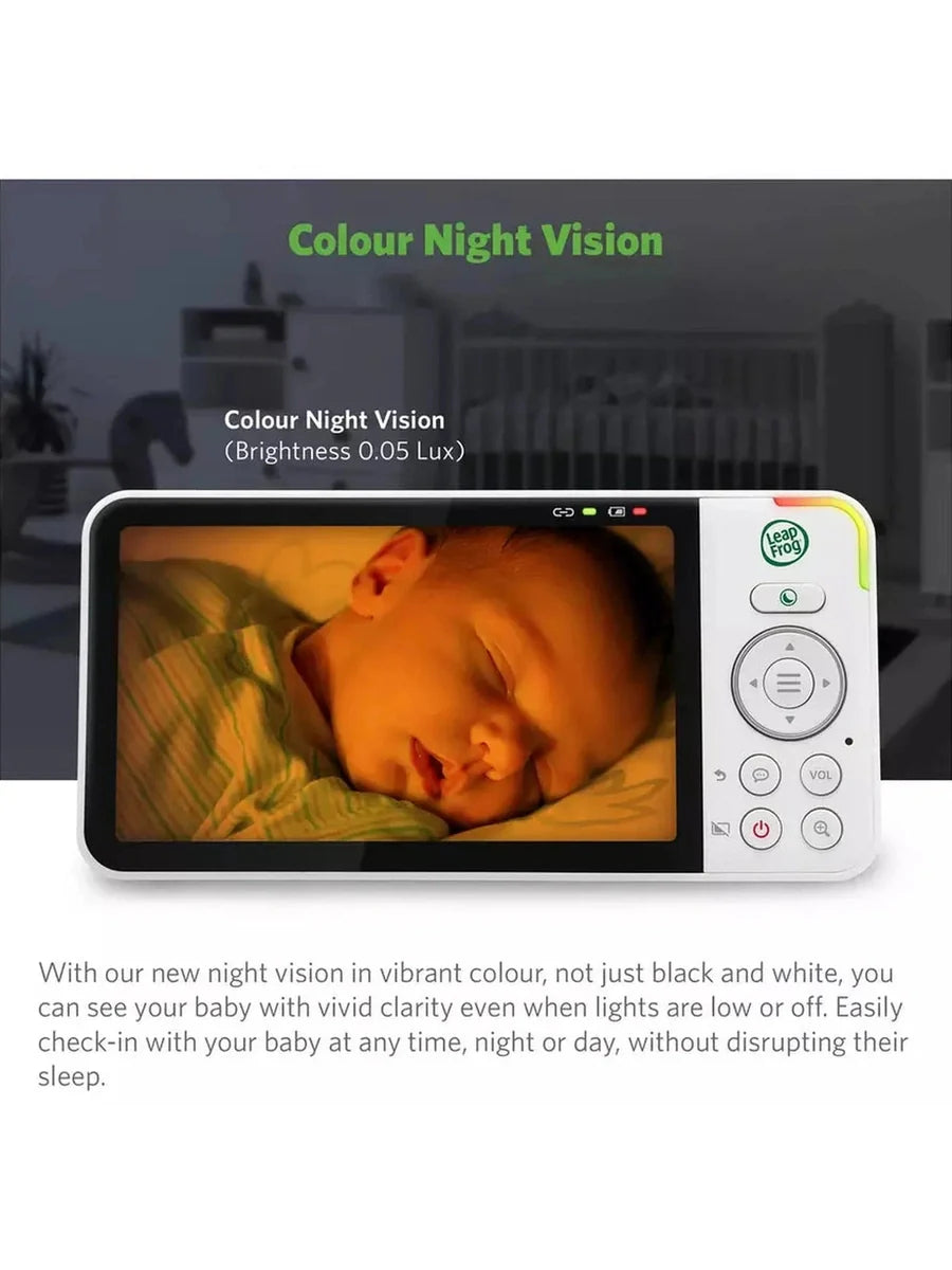LeapFrog LF815HD 5-Inch Portable Smart Baby Monitor