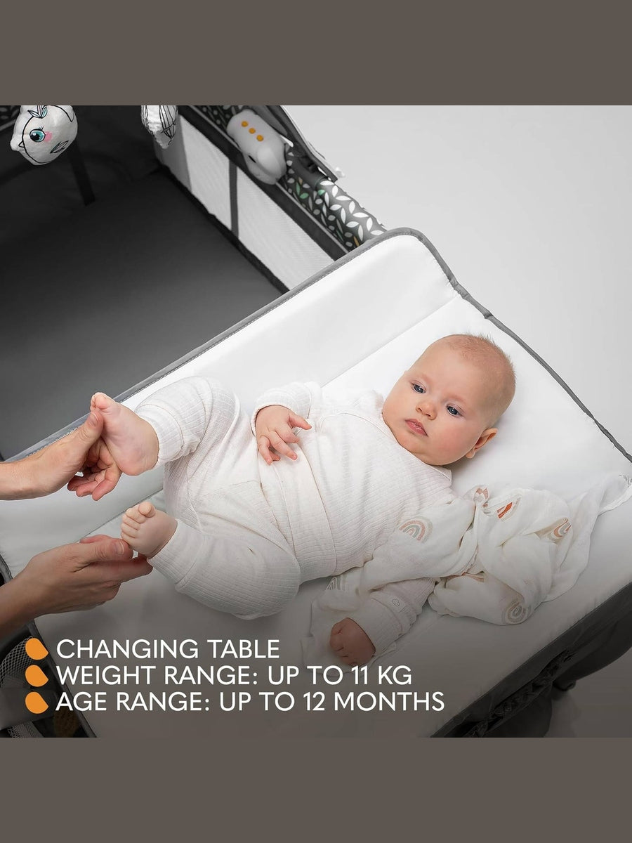 Lionelo Sven Plus 2-in-1 Travel Cot & Portable Baby Zone (0–36 Months)