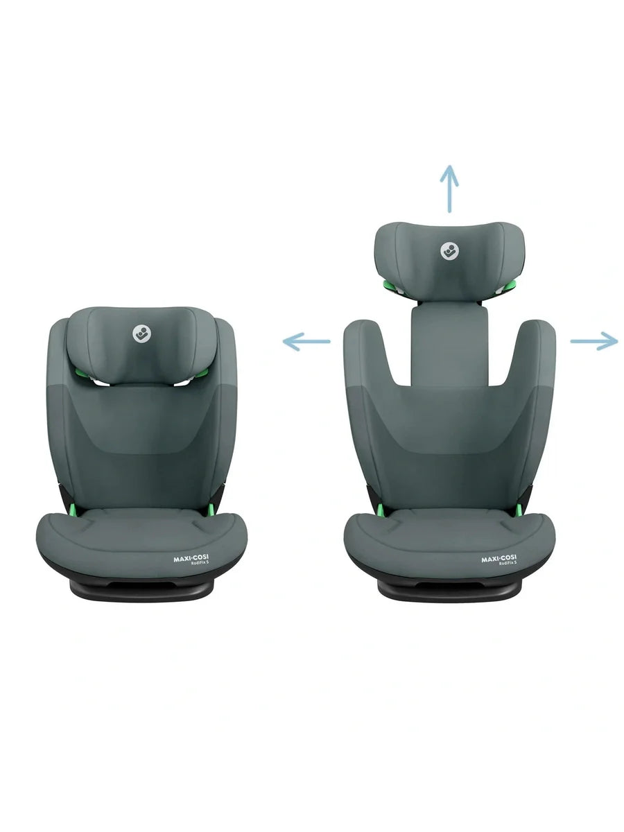 Maxi-Cosi RodiFix S Child Car Seat i-Size Safety ISOFIX, Group 2/3 - Tonal Graphite