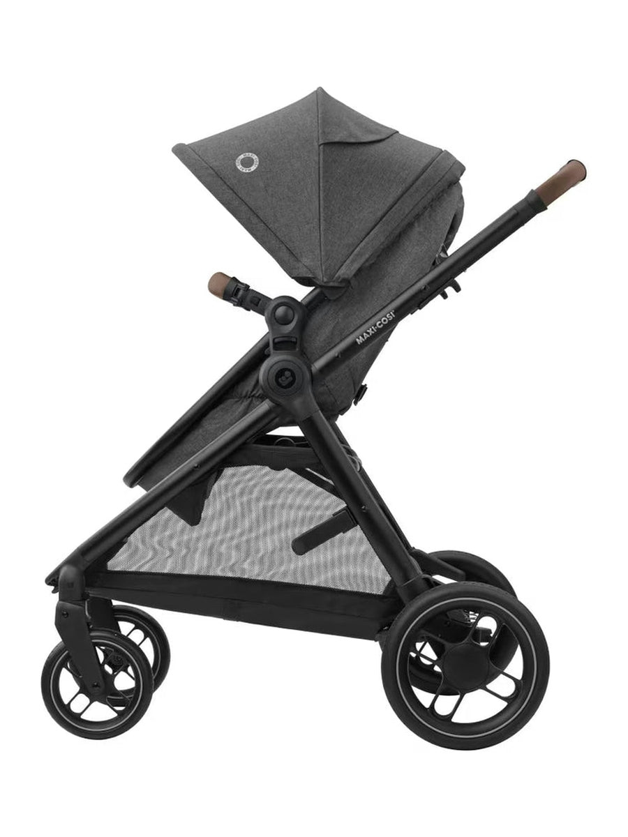 Maxi-Cosi Zelia S Trio 3-in-1 Baby Infant Travel System Foldable Pushchair Dark Grey