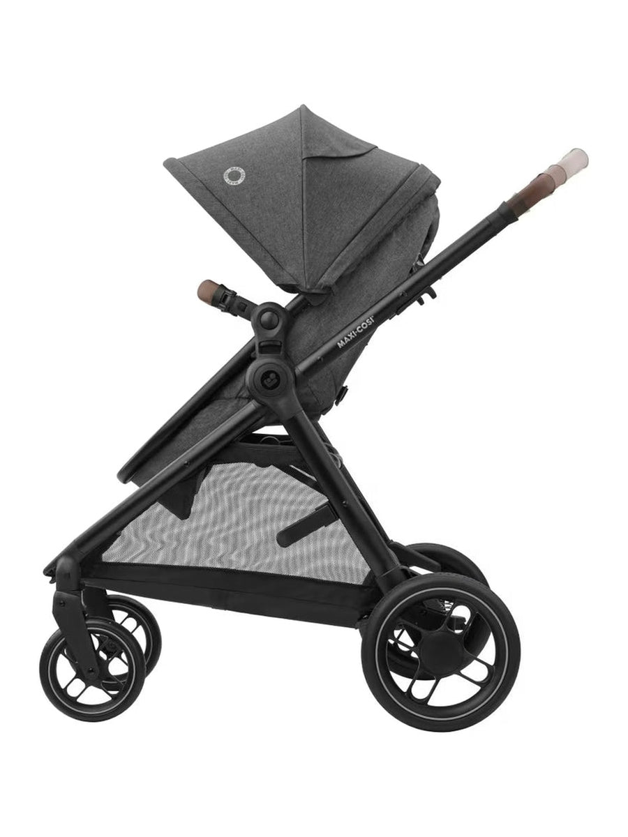 Maxi-Cosi Zelia S Trio 3-in-1 Baby Infant Travel System Foldable Pushchair Dark Grey