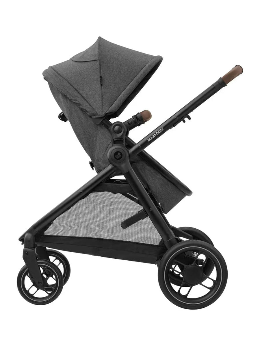 Maxi-Cosi Zelia S Trio 3-in-1 Baby Infant Travel System Foldable Pushchair Dark Grey