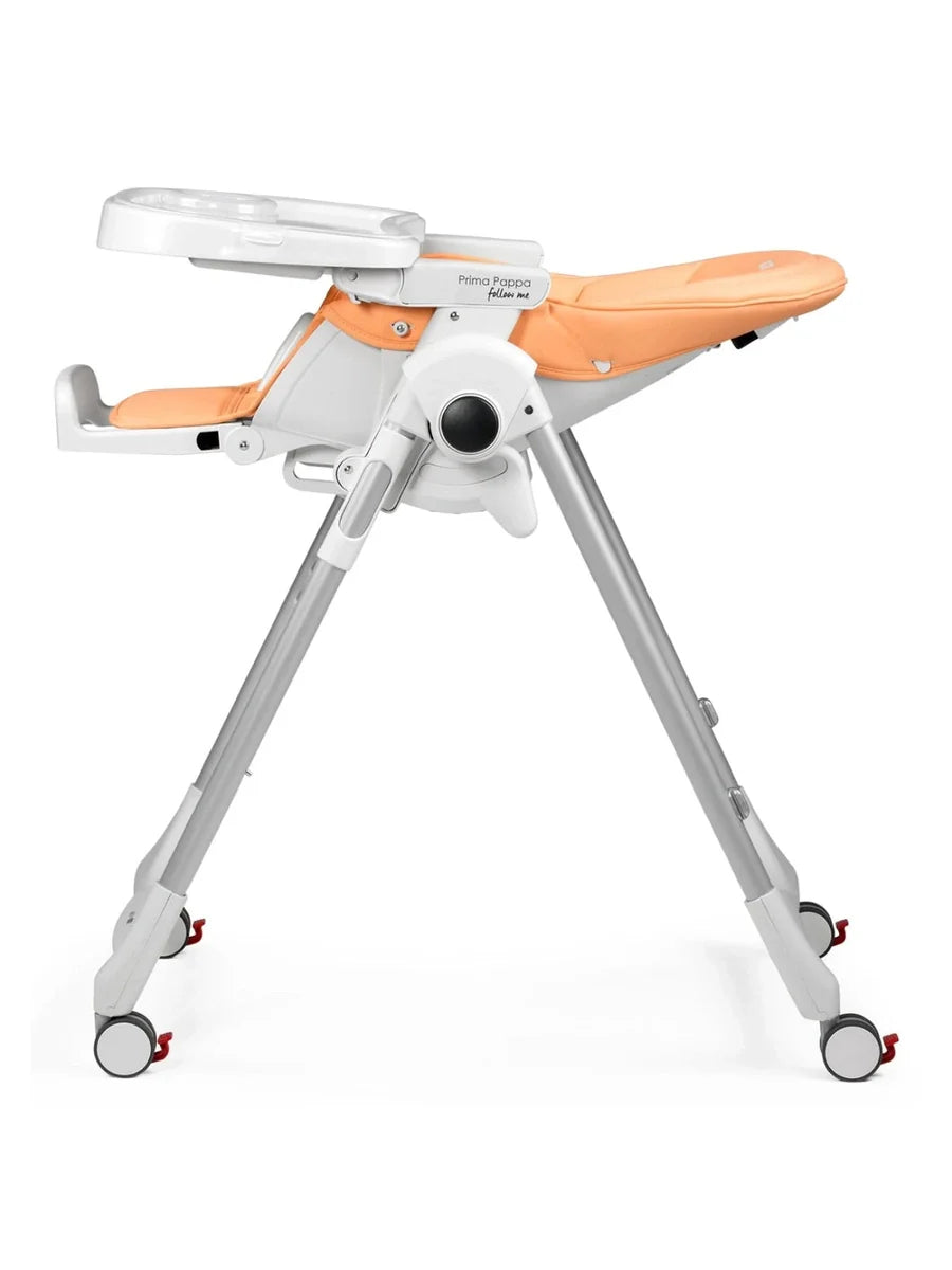 Peg Perego Prima Pappa Follow Me Highchair – Peach Fuzz