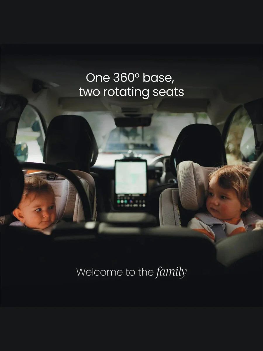 Silver Cross Base Plus 360 | ISOFIX Rotating Car Seat Base with AgeLock Safety Switch