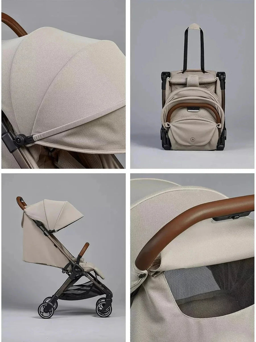 Silver Cross Clic 2 Pushchair with Travel Bag – Latte