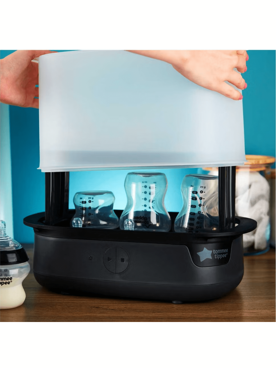 Tommee Tippee Black Supersteam Electric Steam Steriliser - Black
