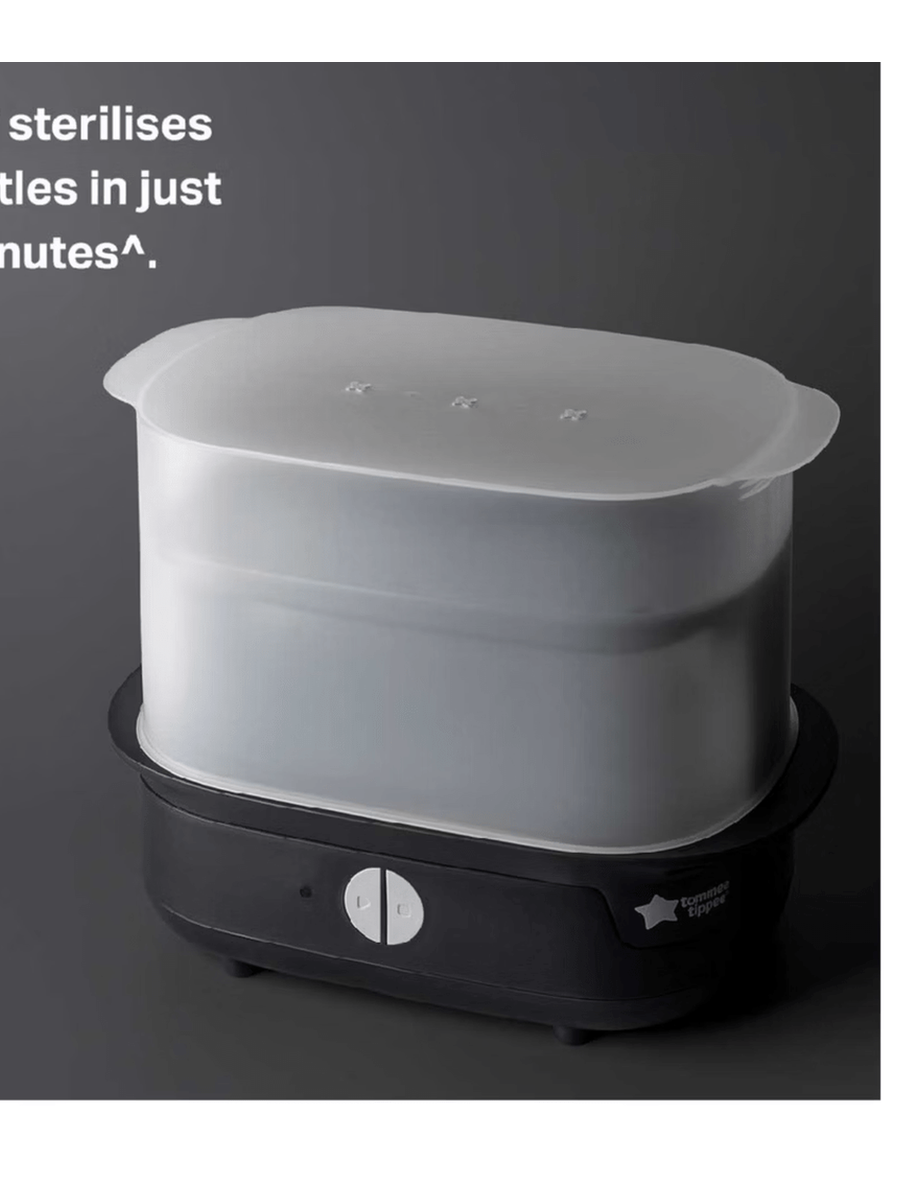 Tommee Tippee Black Supersteam Electric Steam Steriliser - Black