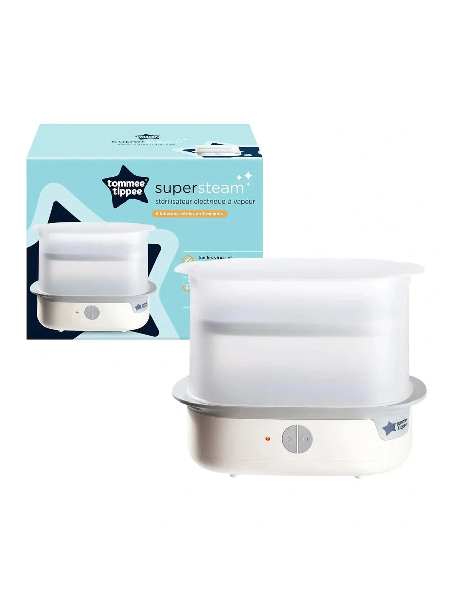 Tommee Tippee White Supersteam Electric Steam Steriliser - White